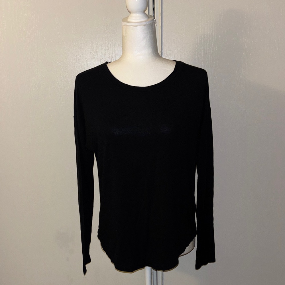a new day Black Long Sleeve Tee